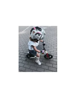Kask rowerowy Crazy Safety Zebra LED