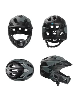 Kask Rowerowy Crazy Safety Fullface 2w1 MTB/BMX