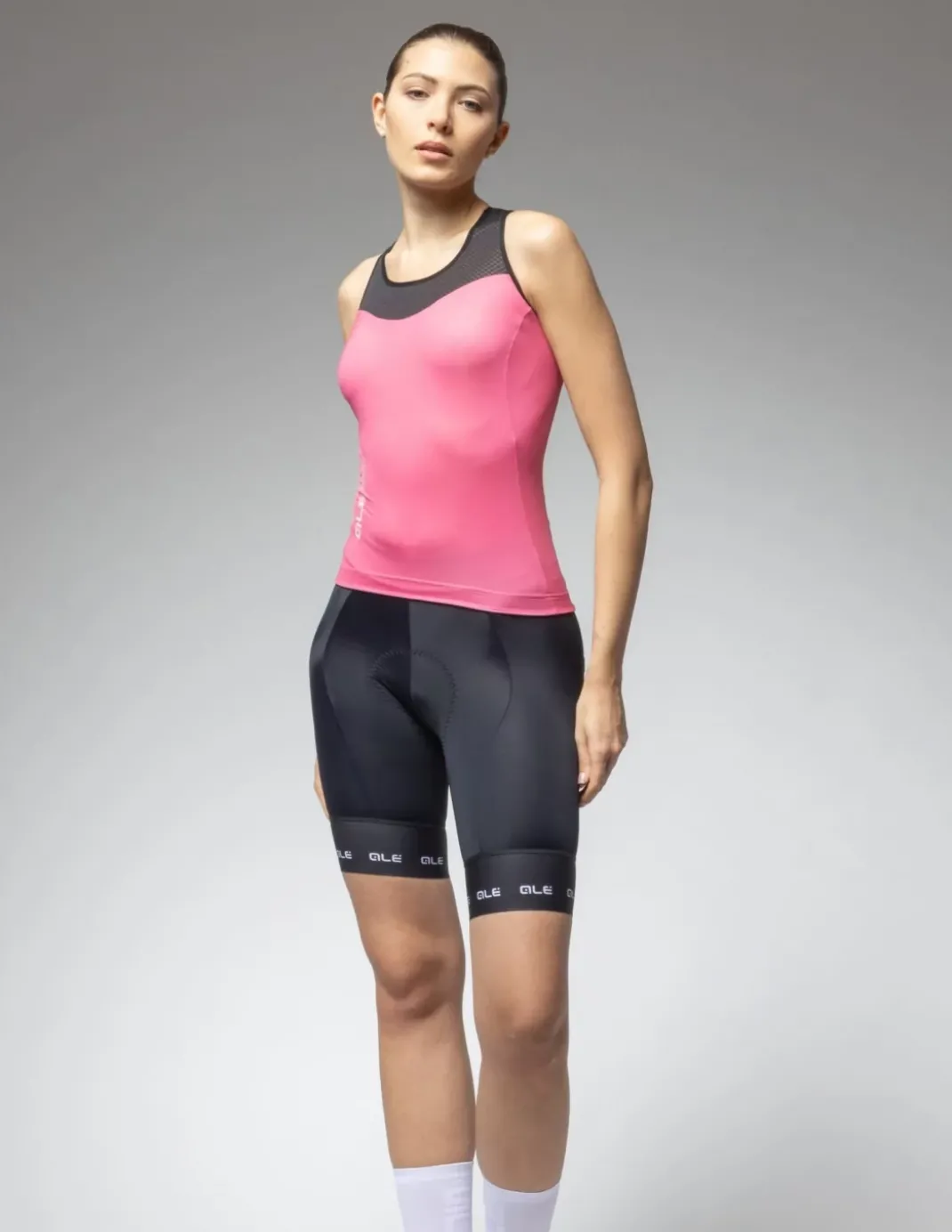 Koszulka rowerowa damska Alé Cycling Solid Color Block Tank Top