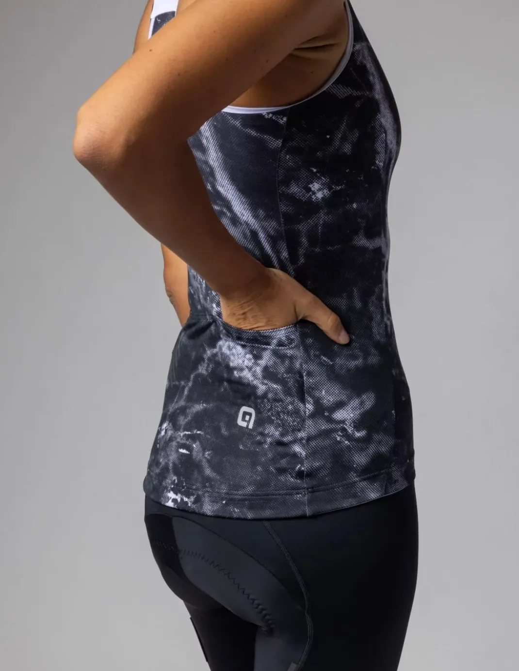 Koszulka rowerowa damska Alé Cycling Solid Marble Tank Top