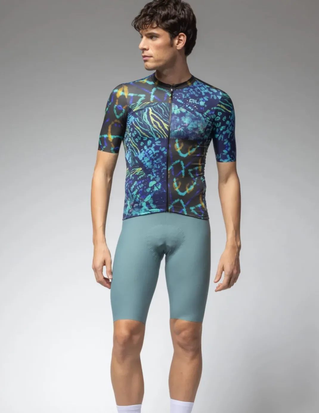 Koszulka rowerowa męska Alé Cycling Solid Caraibi
