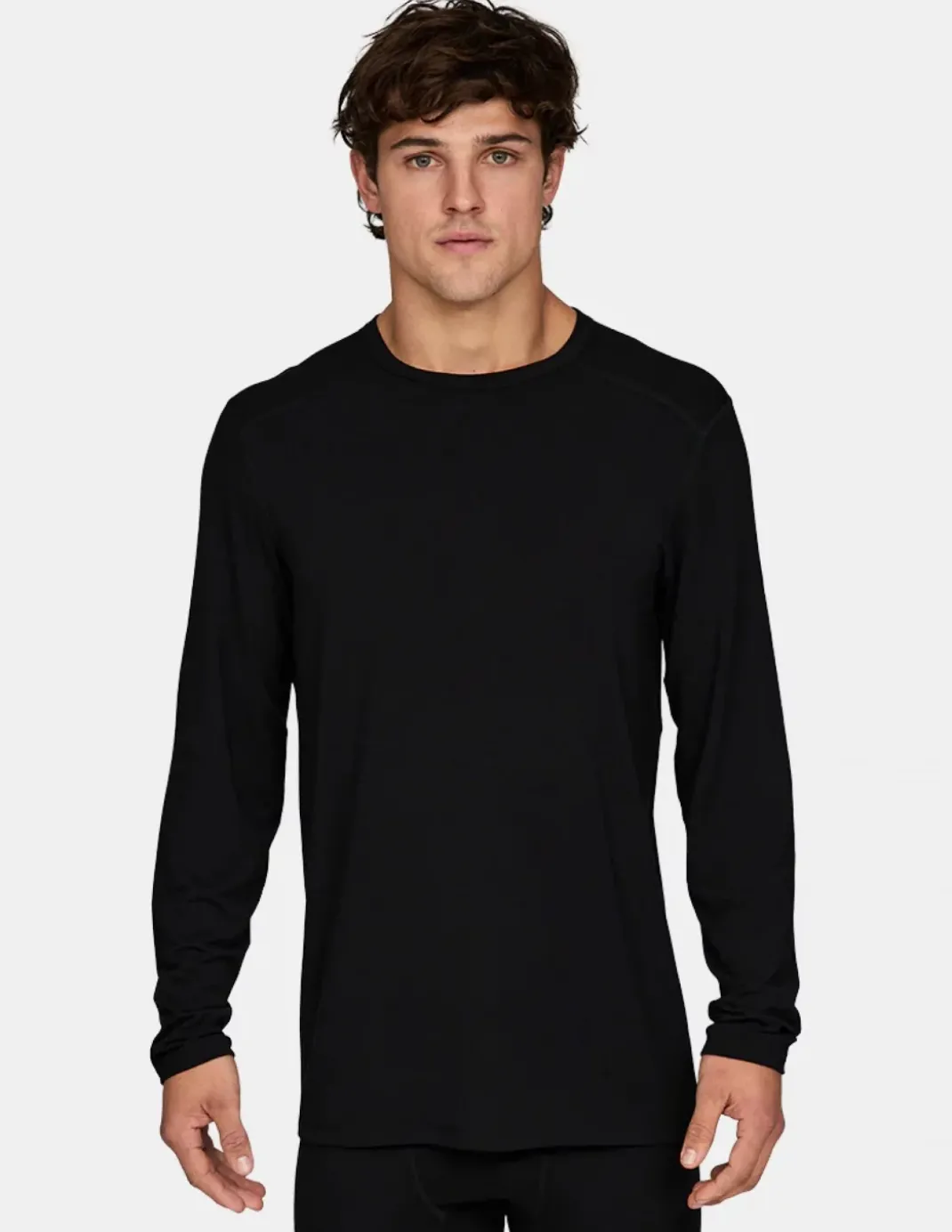 Koszulka termoaktywna męska Lé Bent Midweight Crew Merino