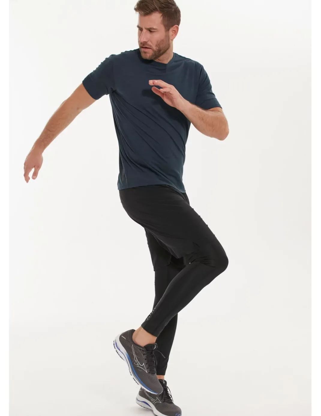 Legginsy do biegania męskie Endurance Zane Winter