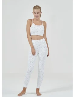 Legginsy treningowe damskie Athlecia Amouer Mesh Printed