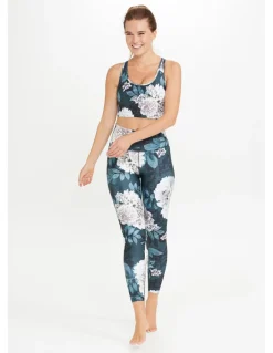 Legginsy treningowe damskie Athlecia France Print