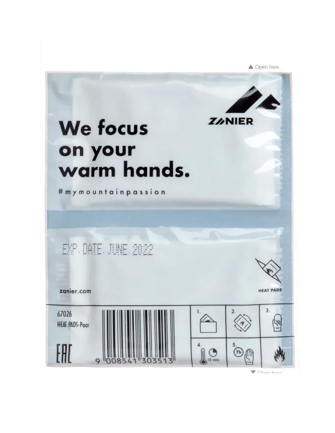 Ogrzewacze do rąk Zanier Heat Pads 7h - Para