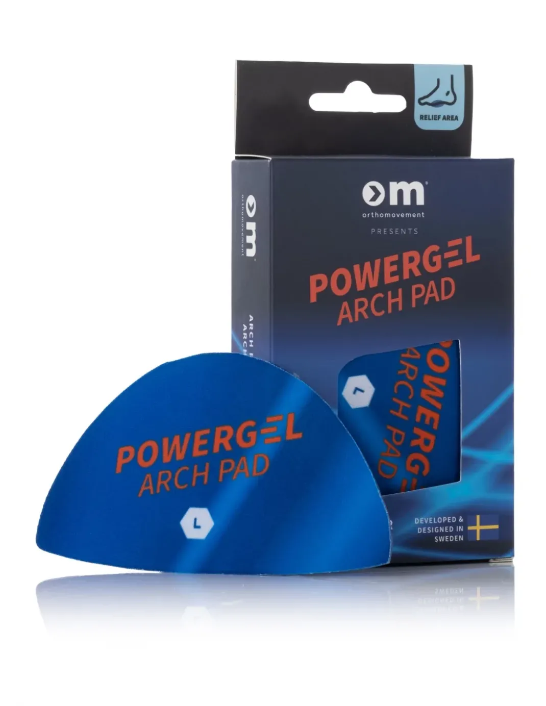 Podkładki łukowe stopy Ortho Movement PowerGel